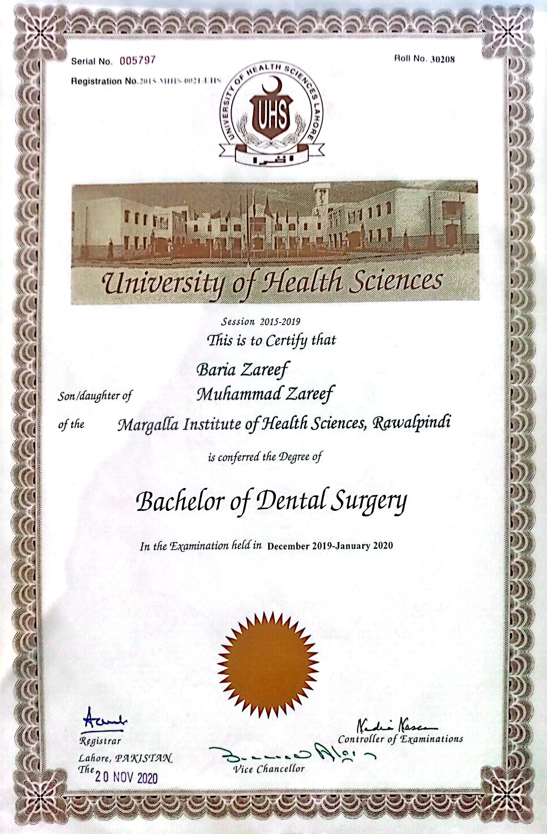 Certificate 2