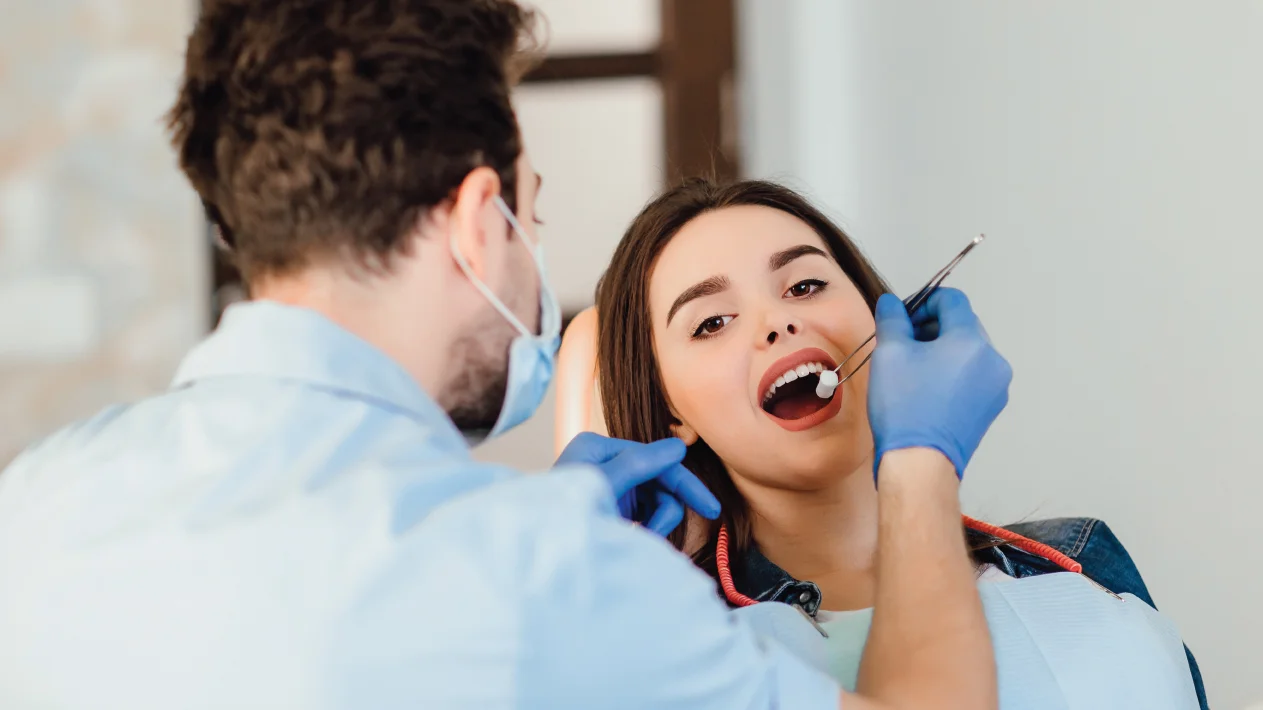Dental clinic appointment background